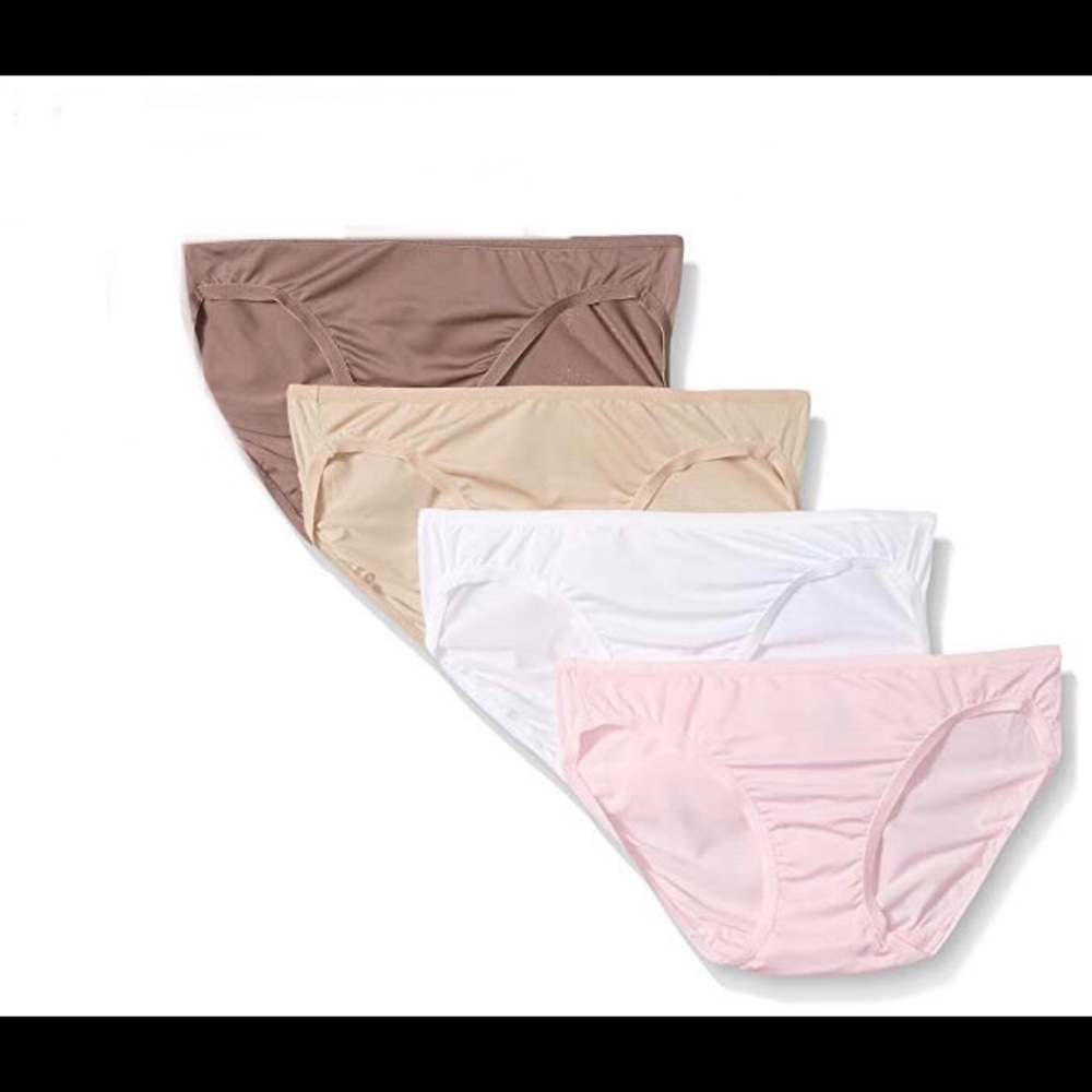 Ladies  5 pack microfiber lowrise hipsters 5/S